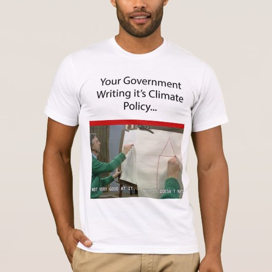 T-shirt homme de M. Roger's on Climate Policy (Devant)
