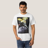 T-shirt Homme de méduse spatiale (Devant entier)