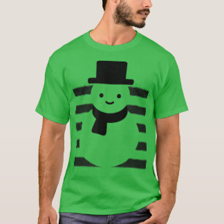 T-shirt Homme de neige mignon, Homme de neige, Hiver, Kawa