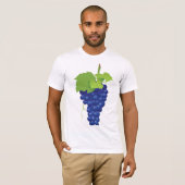T-shirt homme de raisins (Devant entier)