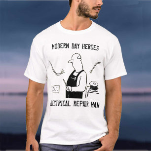 T-shirt Homme de réparation électrique