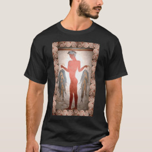 T-shirt Homme de Santorin avec poisson