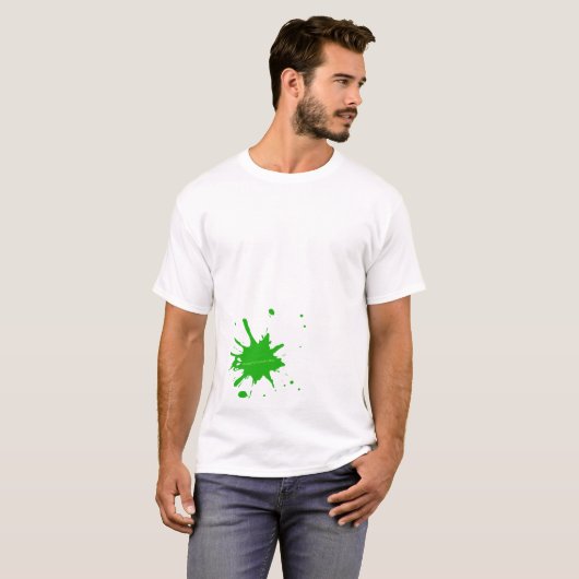 T-shirt homme de St Patrick vert (Devant entier)