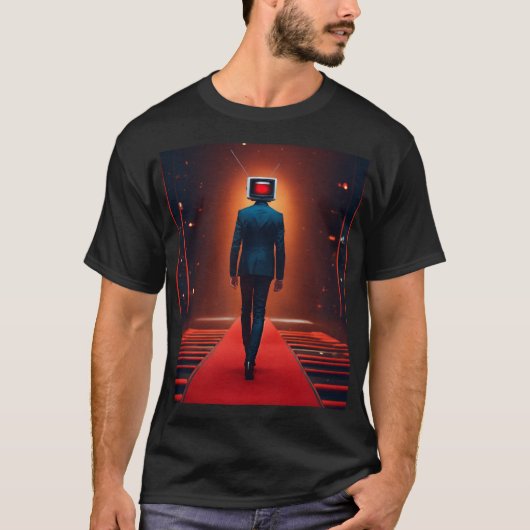 T-shirt Homme de télévision (Devant)