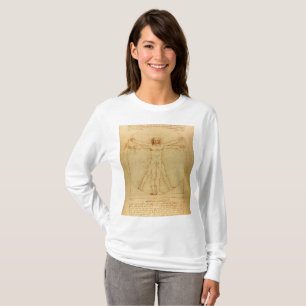 T-shirt Homme de Vitruve de Léonard de Vinci