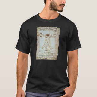 T-shirt Homme de Vitruvian de Leonardo da Vinci