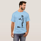 T-shirt Homme des cavernes d'aliments de préparation (Devant entier)