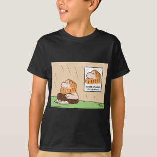 T-shirt homme des cavernes de mois de ramasseur de