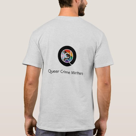 T-shirt homme des écrivains de crimes queer (Dos)
