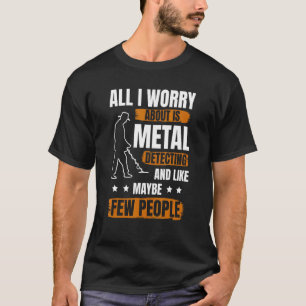 T-shirt Homme Détecteur de métal Trésor Métal Détection de
