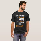 T-shirt Homme Détecteur de métal Trésor Métal Détection de (Devant entier)