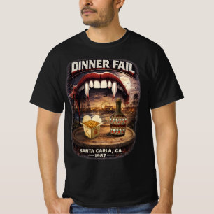 T-shirt homme "Dinner Fail" valeur foncée