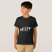 T-shirt Homme drôle singe gorille évolution karaté boxe Ki (Devant entier)