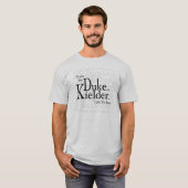 T-shirt homme du duc de Kielder (Devant entier)