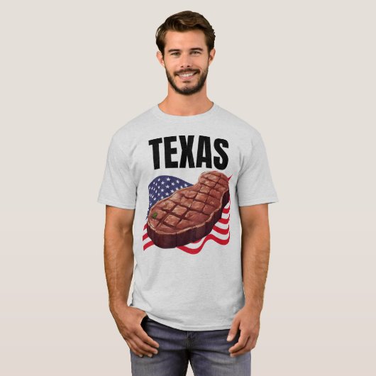 T-shirt homme du Texas (Devant entier)