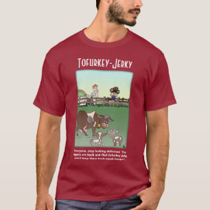 T-shirt homme du Tofurkey Jerky Maroon