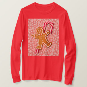 T-shirt Homme en pain d'épices et art de canne à sucre sur