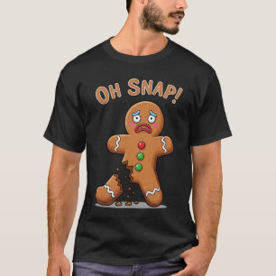 T-shirt Homme en pain d'épices s'est finalement cassé drôl