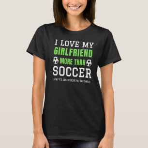 T-shirt Homme Fan de football Sport Soccer Joueur Boyfrien