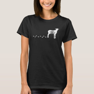 T-shirt Homme Femme Floral Mouton Printemps Nature Nature