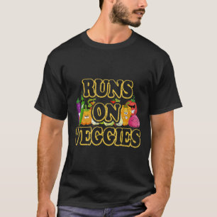 T-shirt Homme Femme Végétalien Cool Marche Sur Veggies Lég