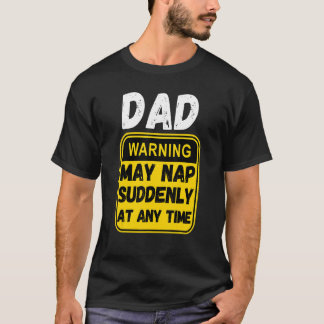 T-shirt Homme Fête des pères Papa Avertissement Peuvent To