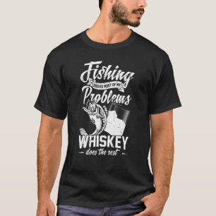 T-shirt Homme Fisher La pêche résout la plupart de mes pr
