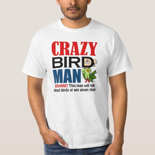 T-shirt Homme fol d'oiseau (Devant)