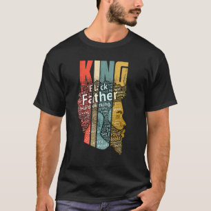 T-shirt Homme fort Roi Noir Ado Afro-Américain Natura