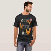 T-shirt Homme fou de poulet (Devant entier)