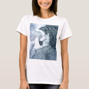 T-shirt homme fumer pipe manga anime