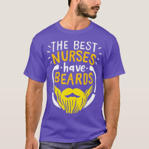 T-shirt Homme Funny Carer avec soins de la barbe infirmièr