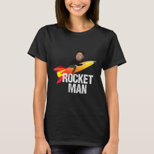 T-shirt Homme-fusée Trump Kim Jong Un Corée du Nord Drôle