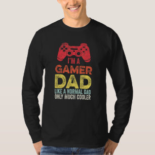 T-shirt Homme Gamer Papa - Vidéo Jeu Fête des pères Hommes