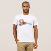 T-Shirt Homme Garçon Avec Un Super Soaker (Devant entier)