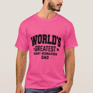 T-shirt Homme Giant Schnauzer Chien Papa
