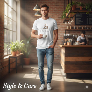 T-shirt homme graphique avec citation personnalisé