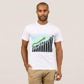 T-shirt homme graphique de tendance ascendante (Devant entier)