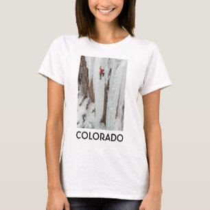 T-shirt Homme grimpant la glace, Colorado