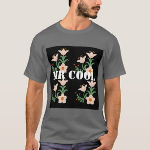 T-Shirt homme gris foncé avec texte personnalisé M