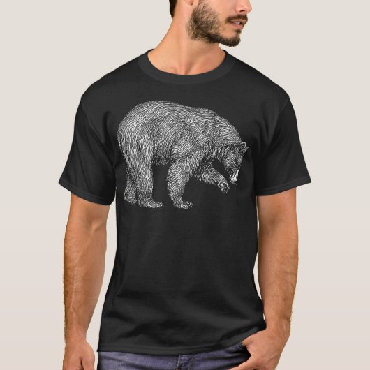 T-shirt homme grizzly (Devant)