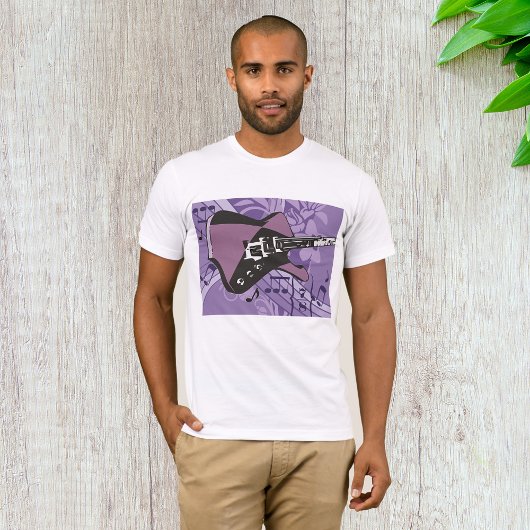 T-shirt homme guitare électrique