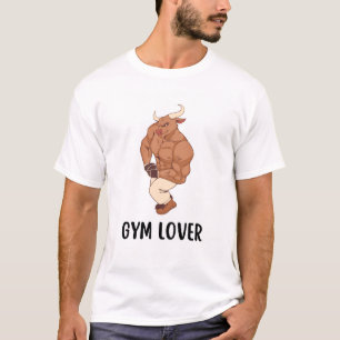 T-shirt homme Gym Lover Bull Graphic