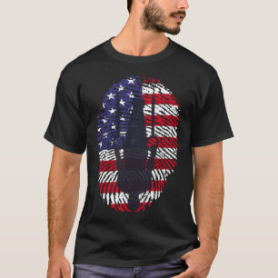 T-shirt Homme Gymnaste Fier Américain Garçons Gymnastique