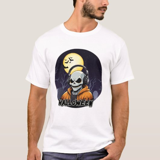 T-shirt homme-Halloween design (Devant)