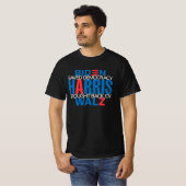 T-shirt homme Harris/Walz 2024 (Devant entier)