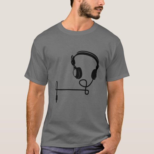 T-Shirt Homme "HeadPhones" (Devant)