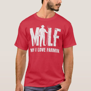 T-shirt Homme Homme J'aime l'agriculture drôle fermier fer