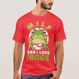 T-shirt Homme I Love Frogs M