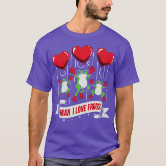 T-shirt Homme I Love Frogs Milf